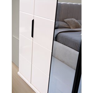 Houston 6 Kapaklı Gardırop %100 Mdf | Ücretsiz Teslimat Ve Kurulum