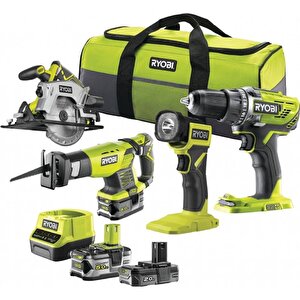 Rck184-252s 18v 4'lü Set (r18dd3+rrs1801m+rwsl1801+rlf18+rb18l20+rb18l50+rc18120)- 5133005692