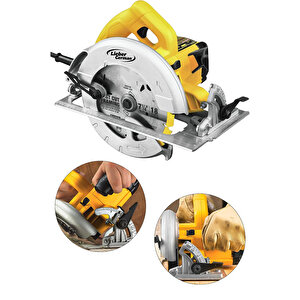 Lieber German Lgt1200 Bakır Sargılı 185 Mm Açılı Ahşap Sunta Kesme Daire Testere Makinesi