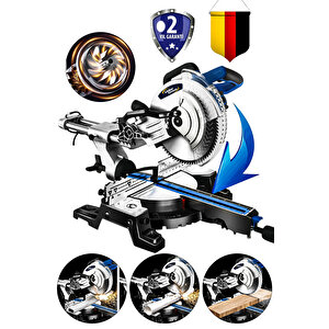 Lieber German Maxstar Serii 1700 Watt 210mm Bakır Sargılı Kızaklı Açılı Gönye Kesme Makinesi