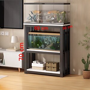 Fri̇g Akvaryum Sehpasi (beyaz-antrasi̇t)