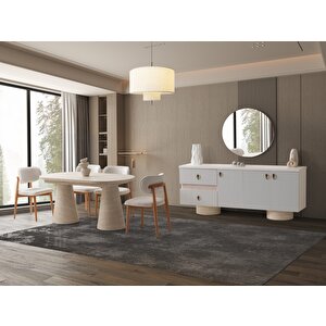 Toronto Yemek Odası Takımı %100 Mdf | Ücretsiz Teslimat Ve Kurulum
