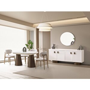 Oregon Yemek Odası Takımı %100 Mdf | Ücretsiz Teslimat Ve Kurulum