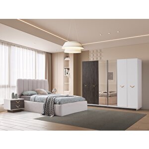 Nevada Yatak Odası Takımı %100 Mdf | Ücretsiz Teslimat Ve Kurulum