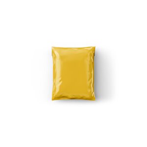 45x55+5 Cm Sarı Renk Cepsiz Kargo Poşeti (100 Adet)-100 Mikron