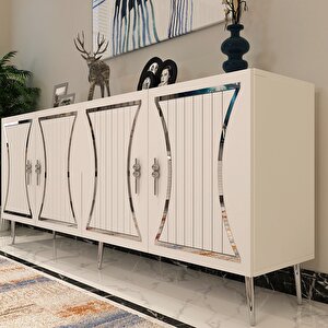 Teandd (kb150) Konsol beyaz gümüş