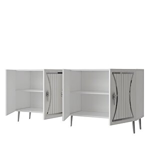 Teandd (kb150) Konsol beyaz gümüş