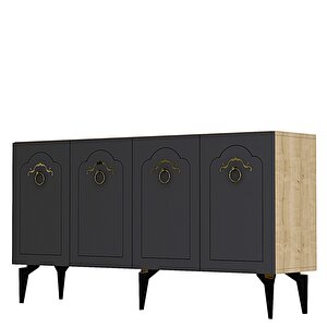 Vi̇oletdd (kb150) Konsol safir meşe -antrasit