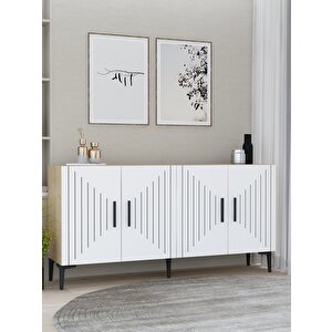 Poyrazdd (kb150) Konsol SAFİR MEŞE-BEYAZ