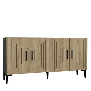 Poyrazdd (kb150) Konsol ANTRASİT-SAFİR MEŞE