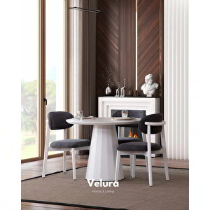 Siena Yemek Odası Takımı (yemek Masası + 4 Adet Sandalye) 100x100 cm