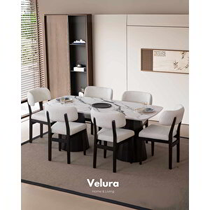 Alora Yemek Odası Takımı (yemek Masası + 4 Adet Sandalye) 90x180 cm