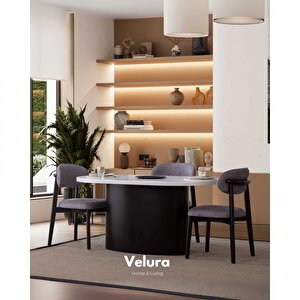 Mira Yemek Odası Takımı (yemek Masası + 4 Adet Sandalye) 90x180 cm