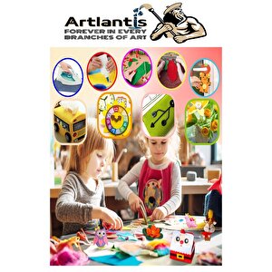 Keçe 35x50 Cm 10 Renk 1 Paket 2.0 Mm Renkli Hobi Keçesi Elişi Keçe Kumaşı Anasınıfı Kreş Okul Öncesi El Sanatları
