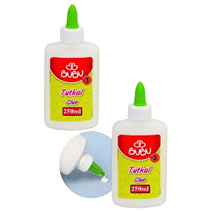 Beyaz Tutkal 250 Ml 2 Adet Bubu Beyaz Mobilya Tutkalı 300 Gr Ahşap Tutkalı Su Bazlı Çok Amaçlı Beyaz Tutkal