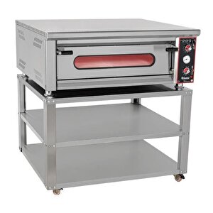 Tek Katlı Pizza Fırını Doğalgazlı 6 Pizza