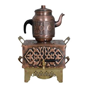 Masaüstü Jelli Çay Sunum Bakır 1.5 + 5 Lt