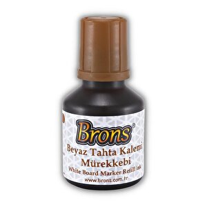 Kahverengi Yazı Tahta Kalem Mürekkebi 30 Ml 1 Adet Brons Tahta Kalemi Mürekkebi 1 Adet