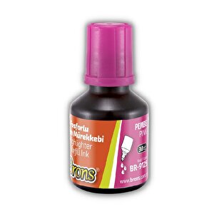 Fosforlu Kalem Mürekkebi Pembe 30 Ml 1 Adet Brons İşaret Kalemi Mürekkebi 1 Adet