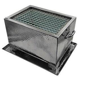 Krom Masa Üstü Mangal