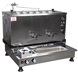 Pro Plus Otomatik Çay Kazanı 6 Demlikli 60 Litre Inox Elektrikli Doğalgazlı