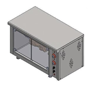 Set Üstü Piliç Çevirme Makinesi Elektrikli (üç Şiş Dokuz Piliç)