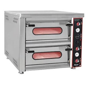 Çift Katlı Pizza Fırını Elektrikli
