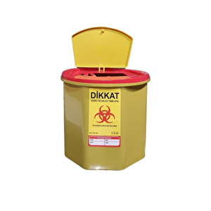 Tıbbi Atık Kovası 1.3 Litre (tak3200) -  Güvenli Ve Dayanıklı