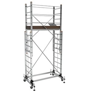 Alümi̇nyum İskele 5 Metre Teleskopi̇k (sar7509) 2 X 2,5 = 5 Metre