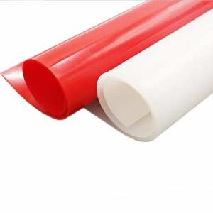 Si̇li̇kon Levha Kirmizi 4 Mm (en:1 Mt Boy: 0,25 Mt)
