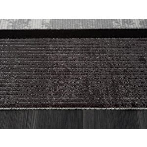 Trend 4101 Gri Akrilik Pamuk Yumuşak Modern Mutfak Yatak Odası Salon Oturma Odası Halısı