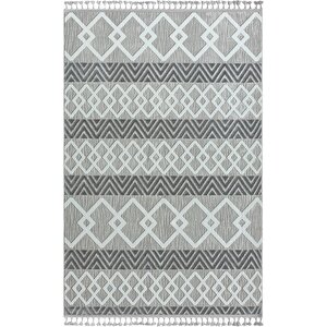 Sümer Sm003a Gri Halı Iskandinav Desen Dekoratif Modern Tozuyok Antialerjik Salon Halısı Koridor