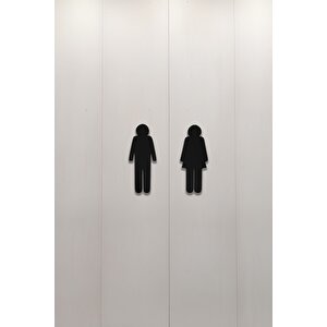 Wc Tabelası, Tuvalet Levhası, Kadın Erkek Tabela 23