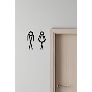 Wc Tabelası, Tuvalet Levhası, Kadın Erkek Tabela 14