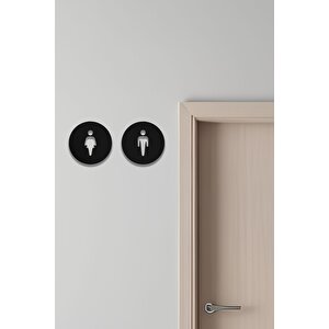 Wc Tabelası, Tuvalet Levhası, Kadın Erkek Tabela 4