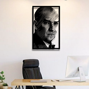 Atatürk Portre Metal Duvar Dekoru