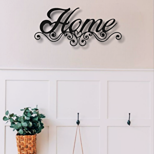Home Yazisi Metal Duvar Dekoru