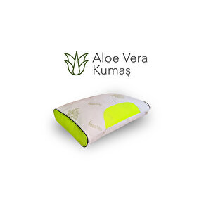 Gold Serisi Klimalı Yastık,aloe Vera Kumaşlı Cilt Dostu Ortopedik Visco Parçacıklı Yıkanabilir Kılıflı Yüksek Dolumlu Yastık 2200