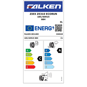 Falken 185/60r15 88h Xl Ziex Ze310 Oto Yaz Lastiği (üretim Yılı:2025)