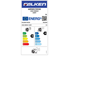 235/55 R19 105y Azenis Fk520 Suv Xl Yaz Lastiği (üretim Yılı:2025)