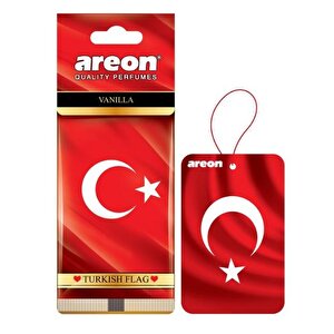 X Serisi Türk Bayraği Vanilla Oto Araç Kokusu