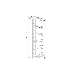 Liv Oak 1 Kapılı Erzak Dolabı