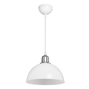 Haus Yarım Küre Opak Beyaz Abs Krom Kuka Süslü Sarkıt Mutfak Salon Avize Kafe Kuaför Aydınlatma