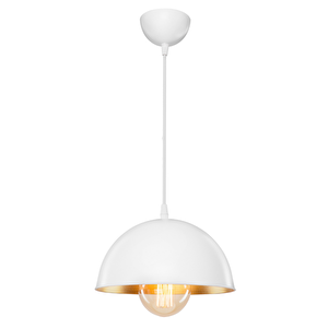 Haus Yarım Küre Beyaz İçi Gold Abs Mutfak Hol Avize Kafe Kuaför Depo Aydınlatma Barista Sarkıt 1000 Beyaz