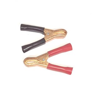 8cm Mini Akü Maşası Seti Kırmız Siyah 2 Li Set