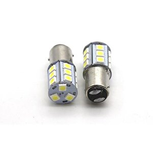 1016 Tip Turuncu Sinyal Ve Stop Ampülü 18 Led Süper Parlak İki Adet