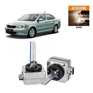 Skoda Octavia Ii 2004-2008 D1s / D1r 4300k Sarı Hid Xenon Ampul 2 Adet