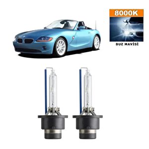 Bmw Z4 E85 2002-2008 D2s / D2r 8000k Buz Mavisi Hid Xenon Ampul 2 Adet