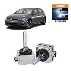 Volkswagen Golf 7 D3s / D3r 8000k Buz Mavisihid Xenon Ampul 2 Adet