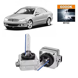 Mercedes Clk Serisi C209 2002-2009 Xenon D1s / D1r 6000k Beyaz Hid Xenon Ampul 2 Adet